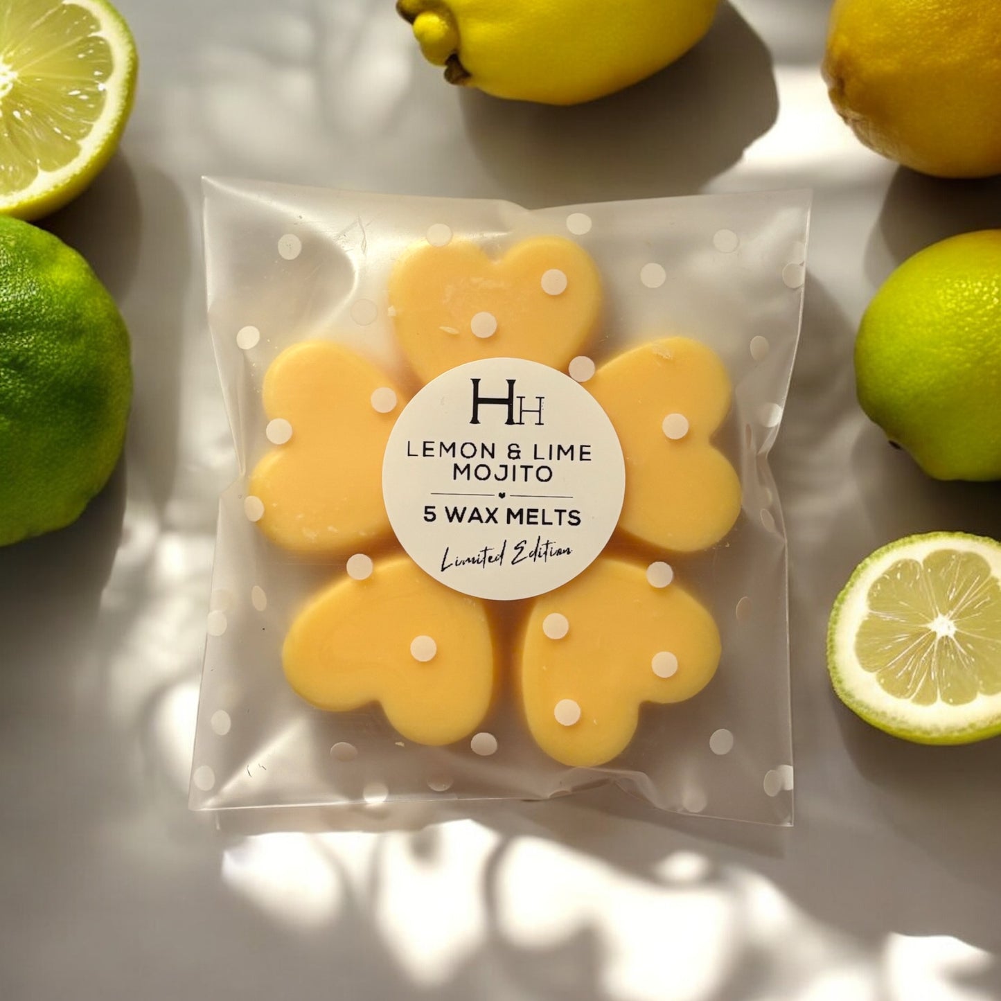 Heart Wax Melt - Lemon & Lime Mojito