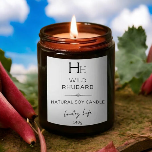 Wild Rhubarb Soy Candle